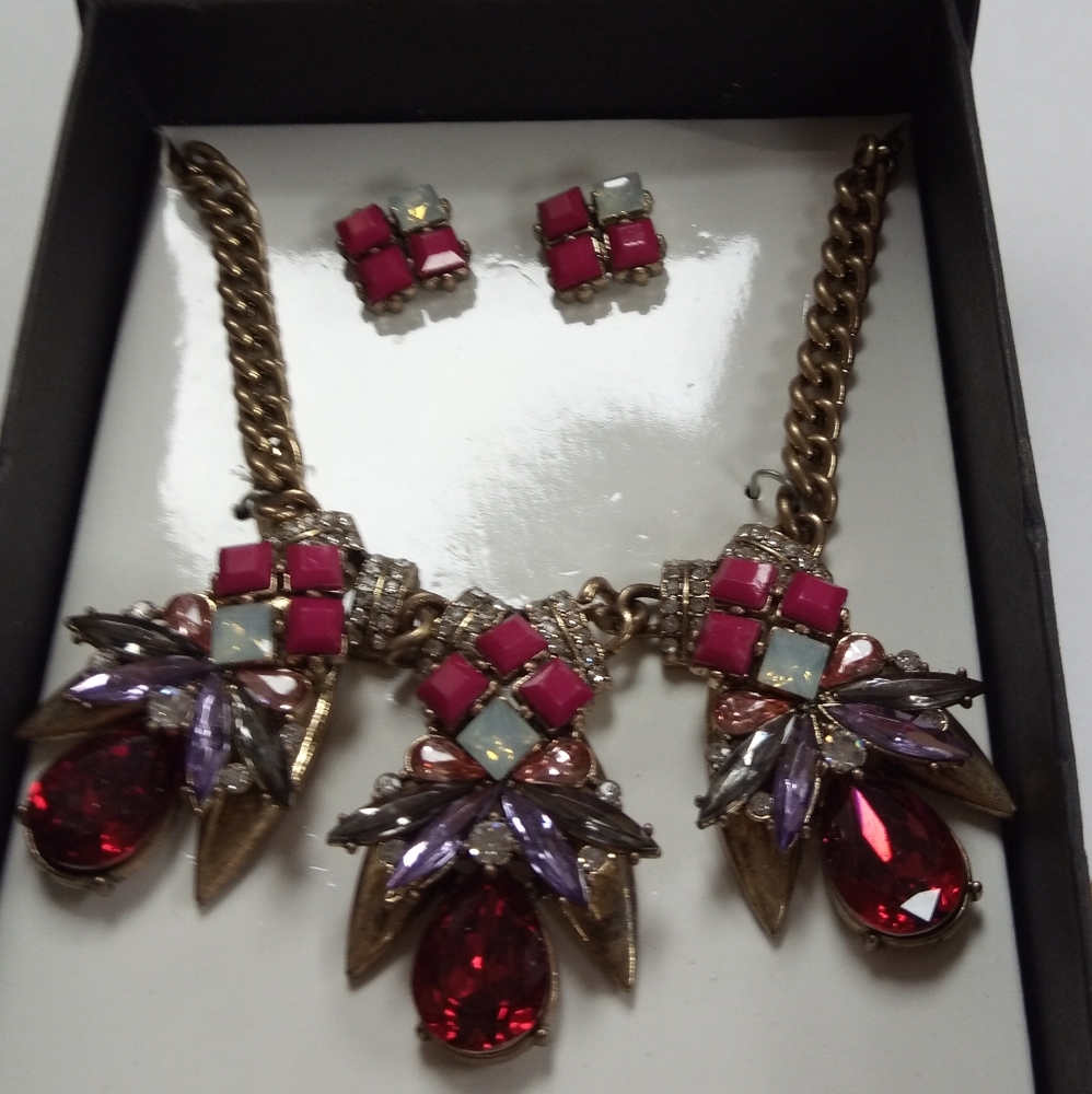 🆕by Statement 💎 Necklace & Earring Set